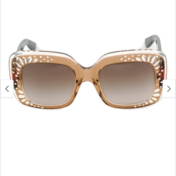 Gucci Oversized Square Frame Sunglasses EUC - Picture 4 of 7